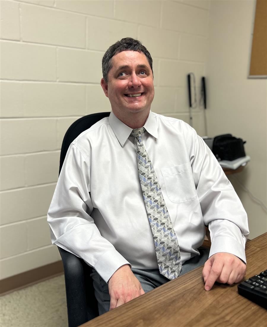 Rod Skene smiles to camera